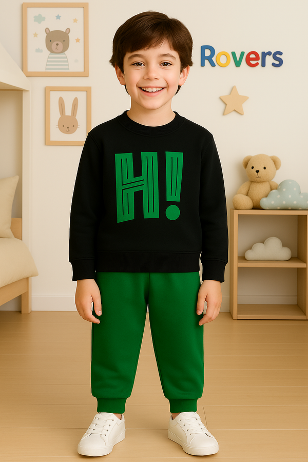 Boys Hi Printed Fleece Track suit (1-10)Y
