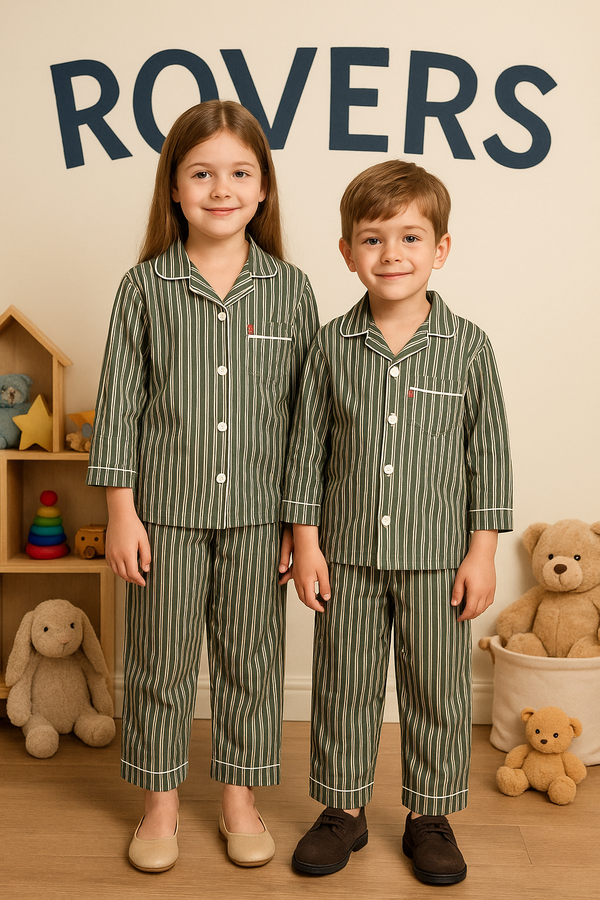 BOYS GREY COTTON NIGHT SUIT