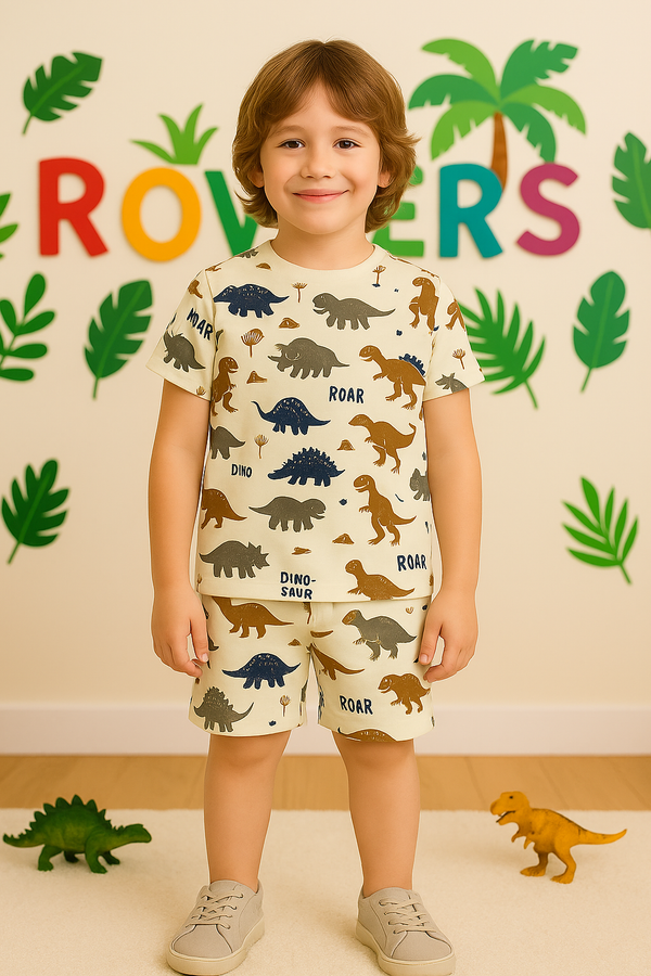 Boys Full Body Multiple Dino Printed suit (1-10)Years