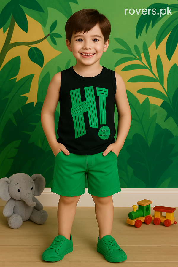Boys Hi Printed Tanktop (1-10)Y