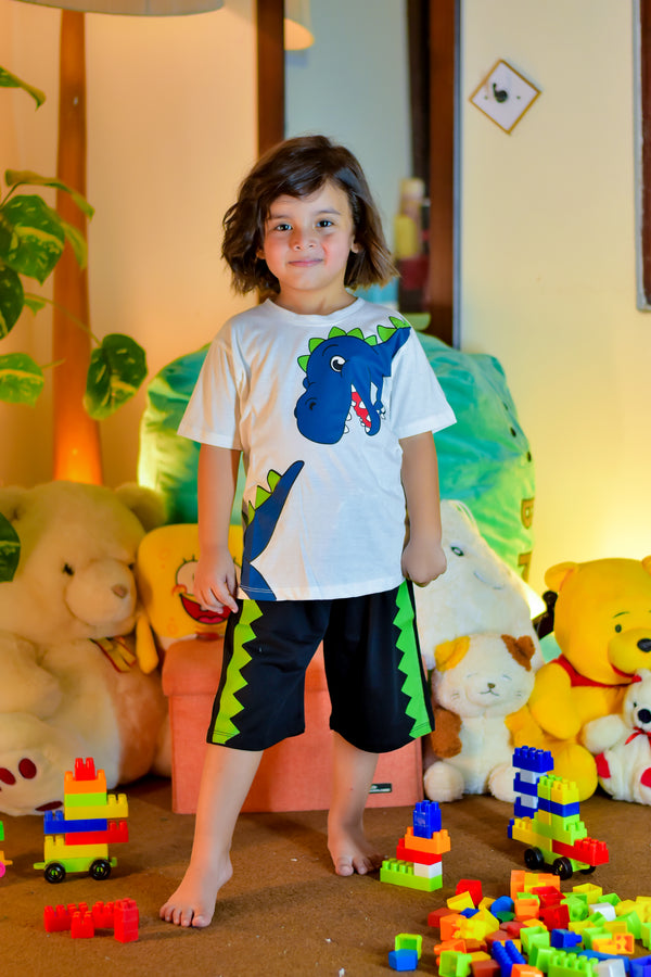 Boys Full Body Dragon Print Niker-Suit (1-10)Y