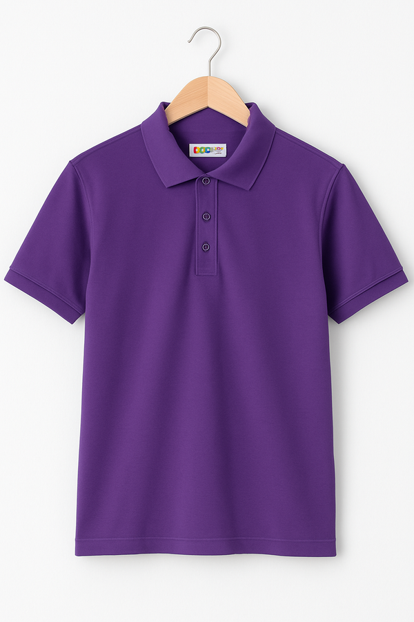 BOYS PURPLE PQ POLO (1-16)Y